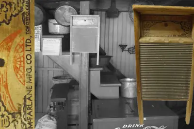 image of old washboard
